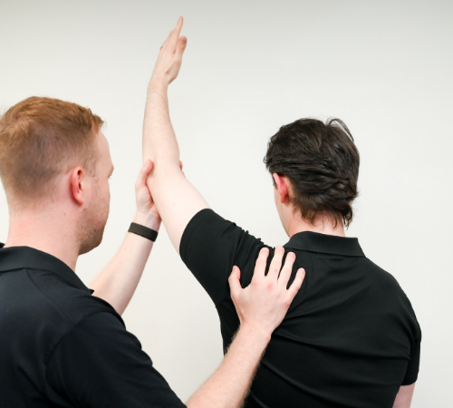 Upper limb physiotherapy assessment for shoulder and arm mobility Brisbane